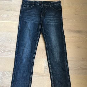 Regular Blue white jean